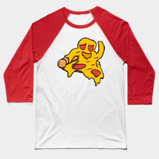 Pizza Monster Baseball T-Shirt